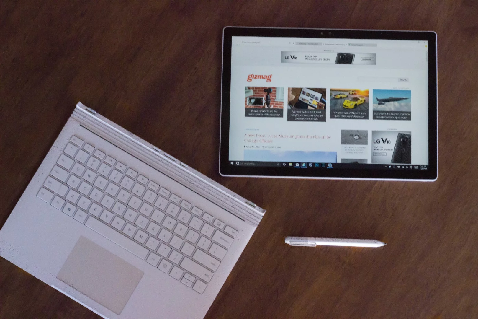 The three parts to the Surface Book