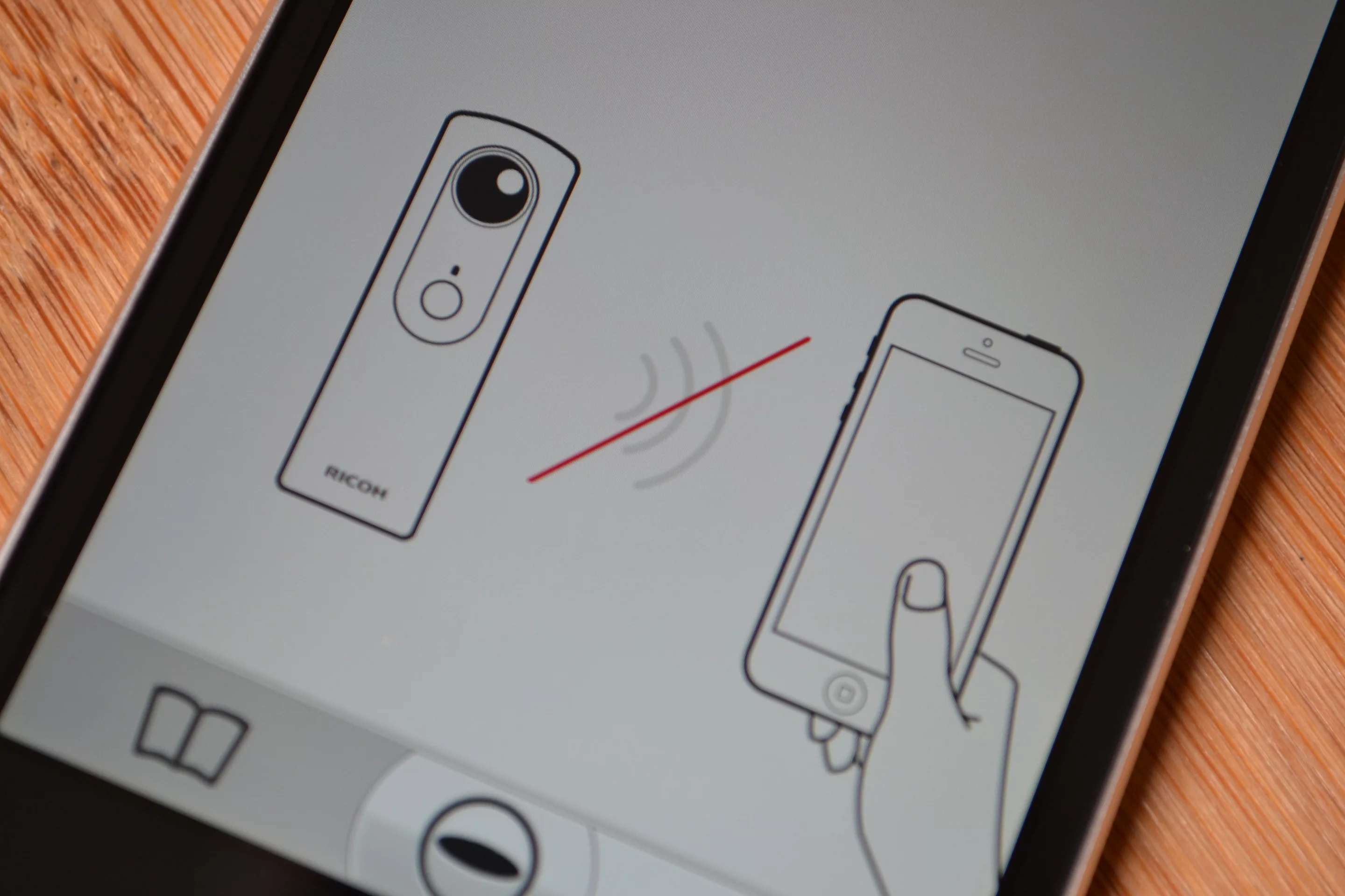 Unfortunately, establishing and maintaining a wireless connection between the Theta and iPod touch proved a bit hit and miss