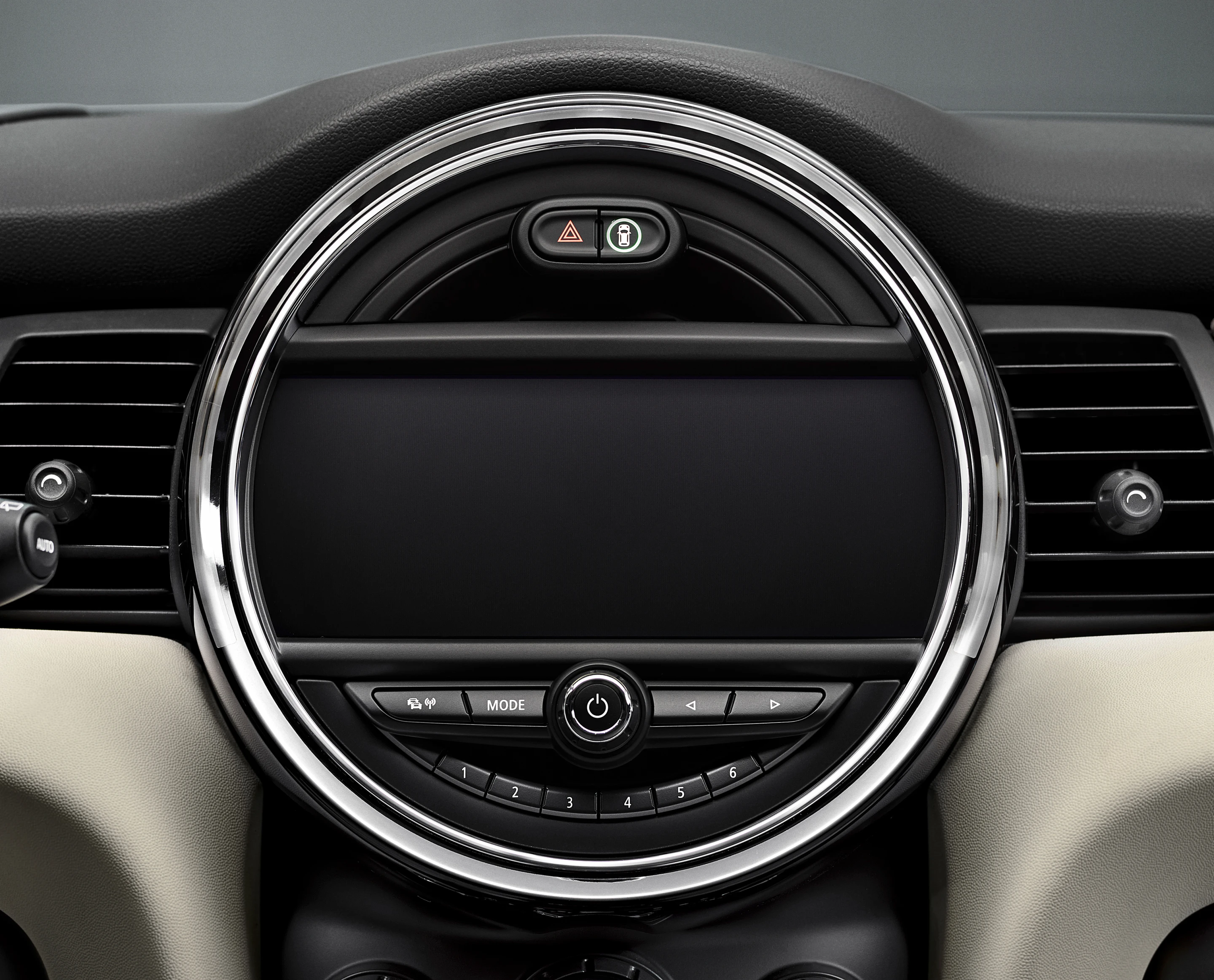 Mini Cooper central display