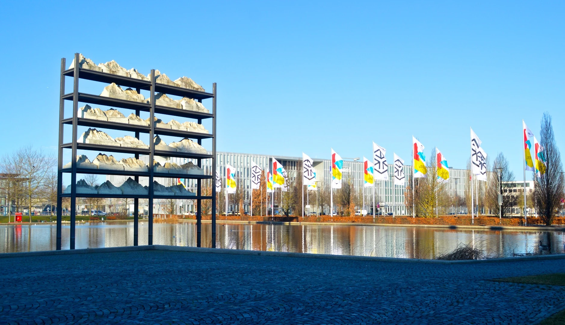 A look out near the ISPO entrance
