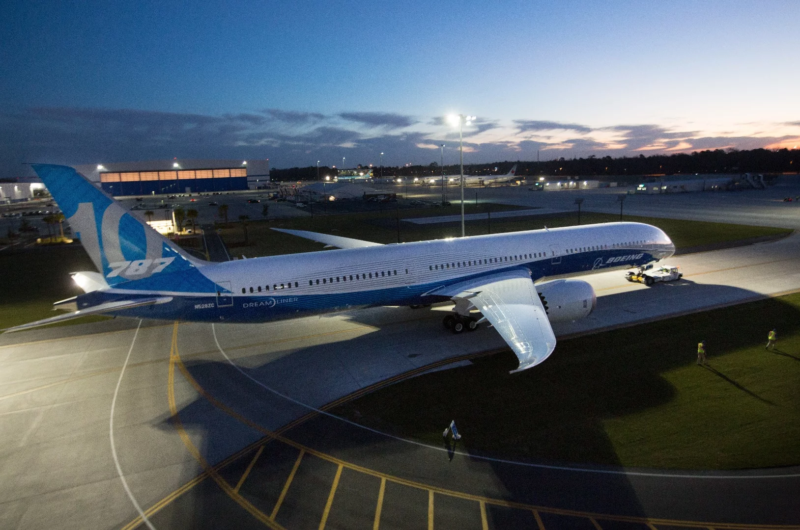 The new 787-10 Dreamliner was launched in South Carolina today