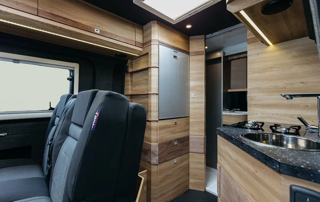 A look inside the VW Crafter-based Hillside Leisure Heatherton camper van