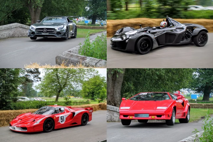 The theme of Cholmondeley Power and Speed 2016 was "supercars: past, present and future"