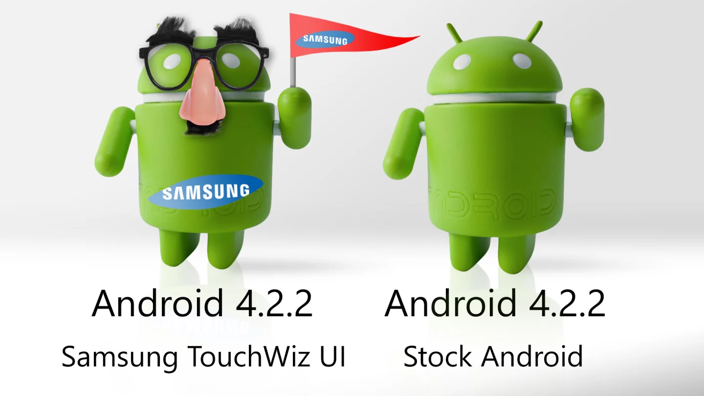 Samsung-ified Android, or pure Android? (disguise image: Shutterstock)