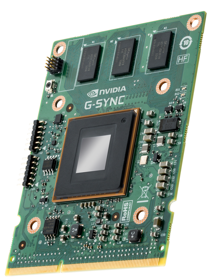 The G-Sync card turns the VSync issue on its head, matching monitor refresh rate to graphics output