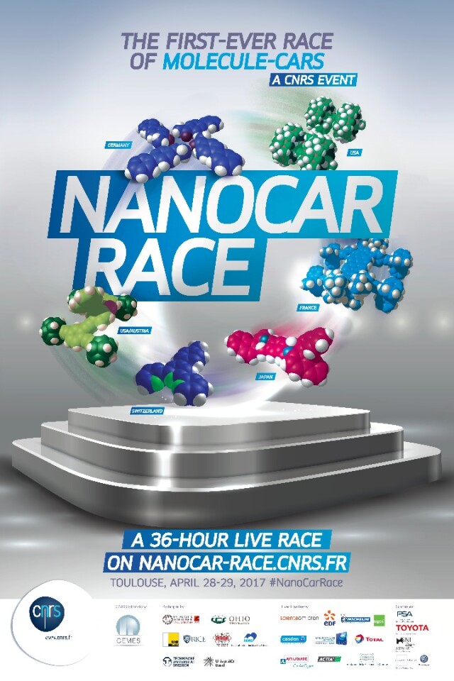 The poster for the Nanocar Race