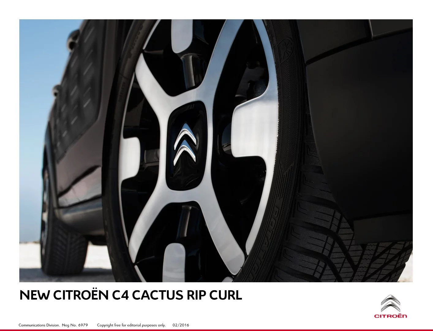 The Citroën C4 Cactus Rip Curl has Goodyear Vector 4Seasons tires
