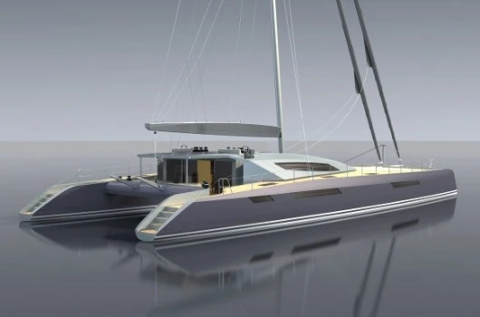 The Aeroyacht 110's kevlar and carbon hull is bullet-proof