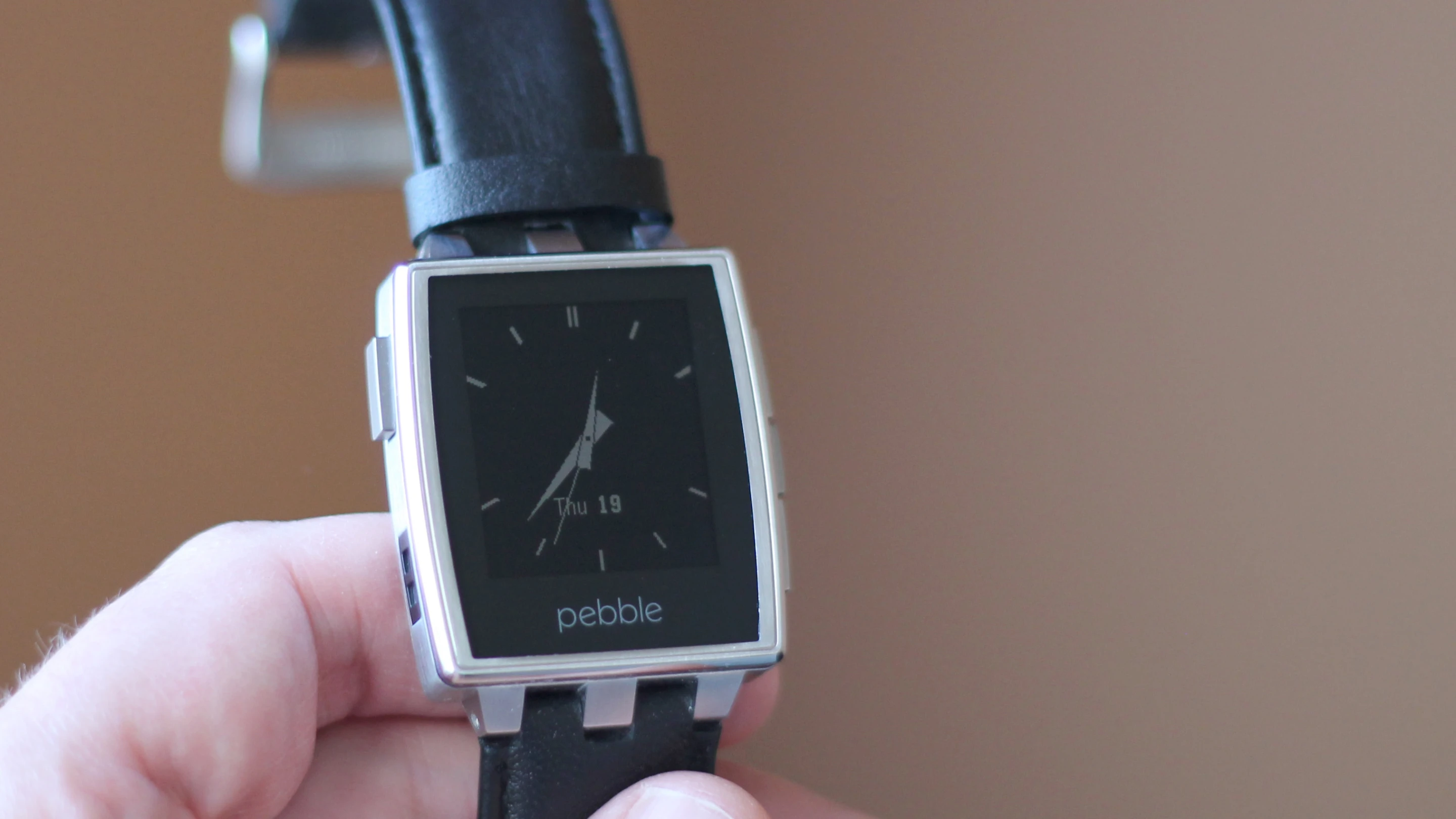 It's still a gadget, but Pebble Steel could be easily mistaken for a standard wristwatch