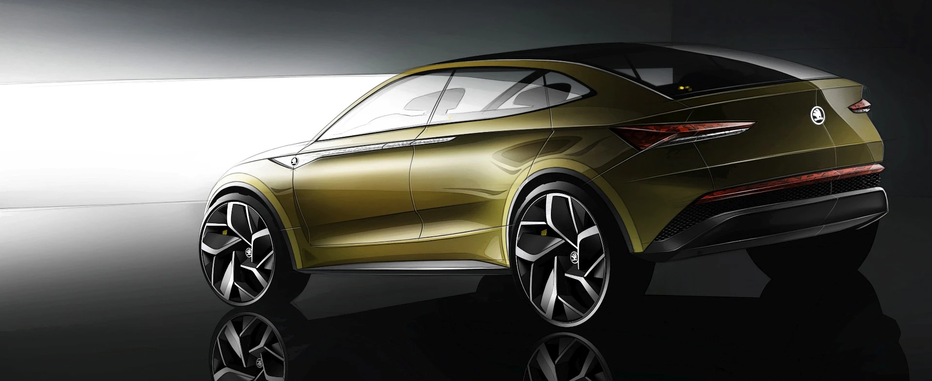 Skoda previews the Vision E concept