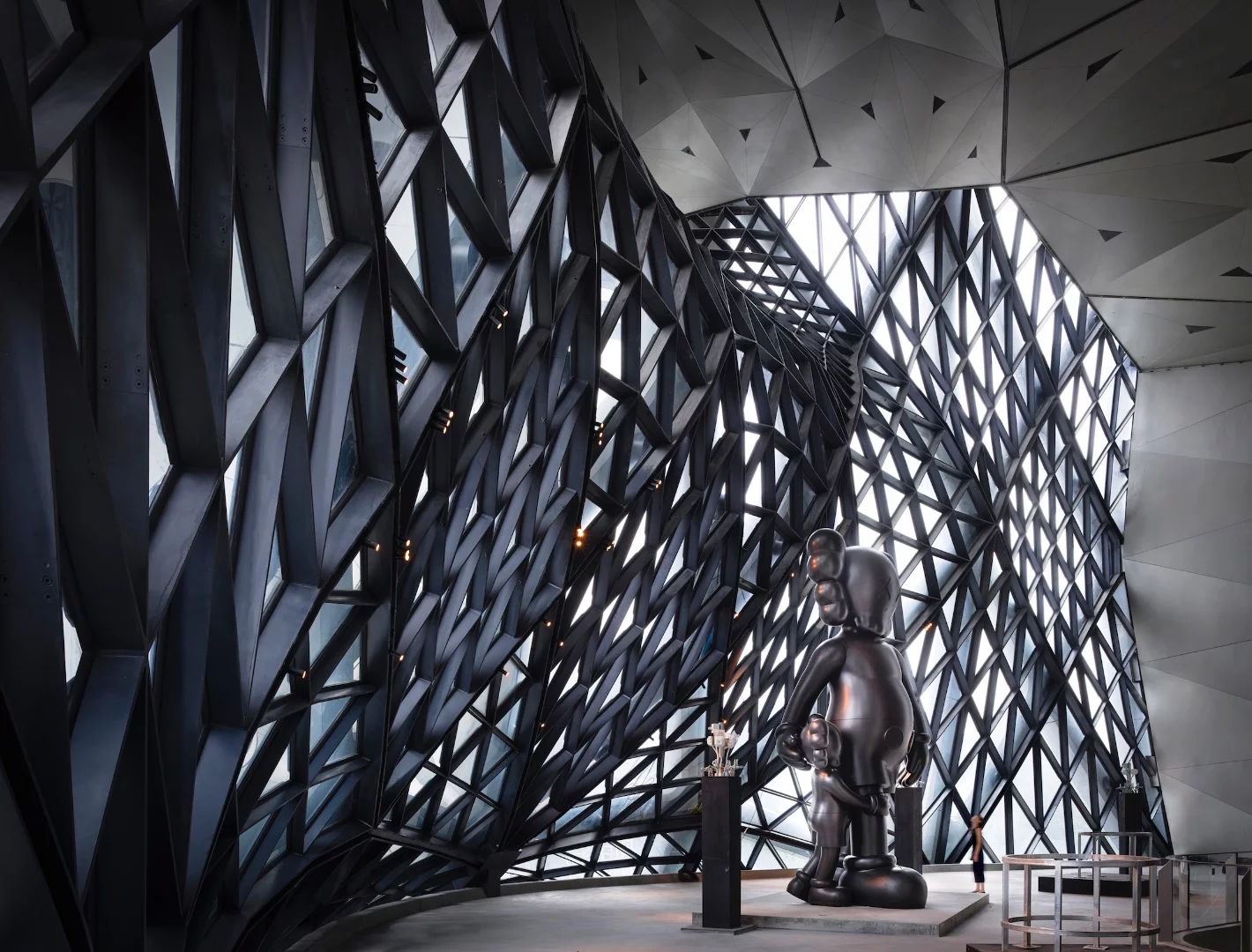 Morpheus Hotel's exoskeleton offers the benefit of a flexible interior layout