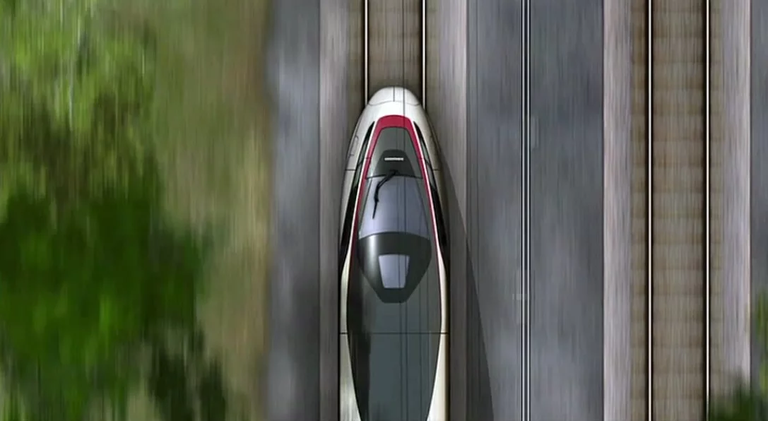 The XpressWest train will probably travel at around 150 mph (240 km/h)