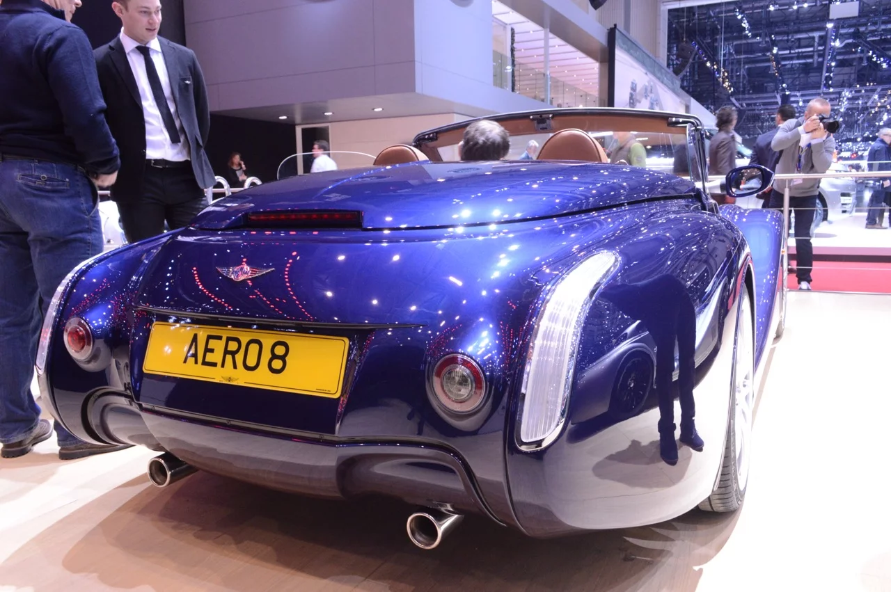 A more detailed shot of the Aero 8's rear detailing (Photo: C.C. Weiss/Gizmag.com)