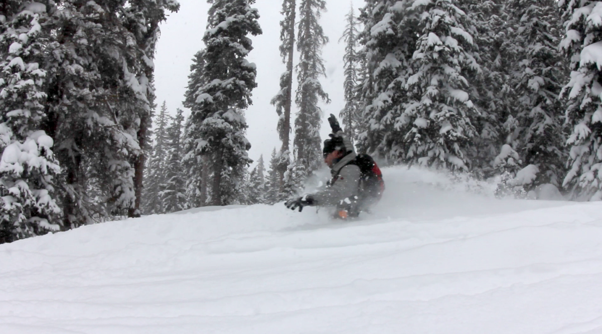 Face shots are sure to be more plentiful on the KneeFlyer