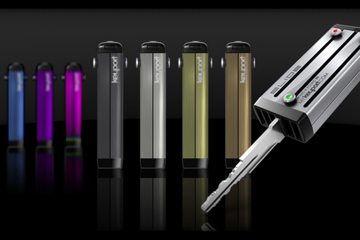 The Keyport consolidates six keys or a mix of keys and USB flash drive, mini-torch and bottle opener in one streamlined device