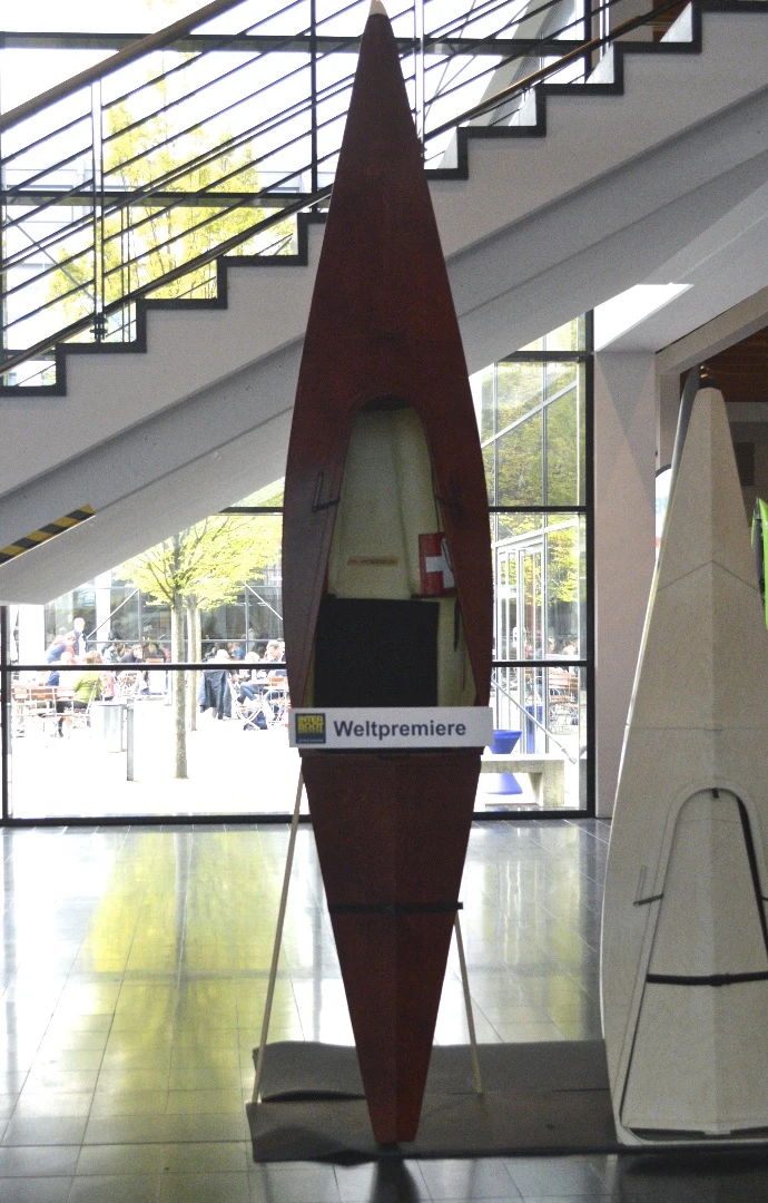 The Boner Kayak takes less than five minutes to construct into 11.5-foot form