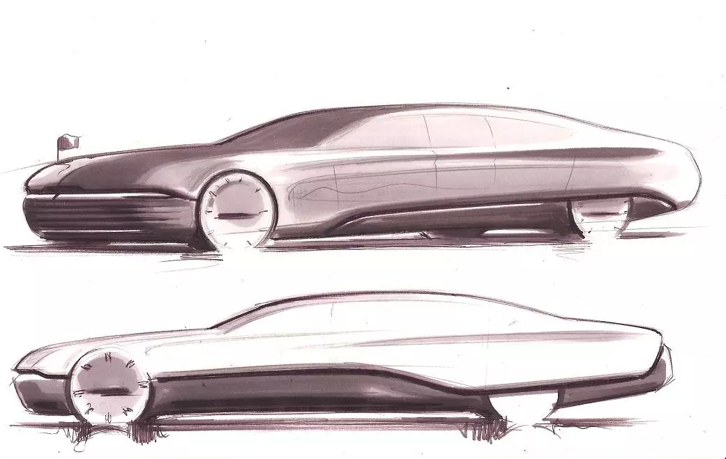 Concept by Sergey Kirsanov (Image: Cardesign.ru: Transportation Design)
