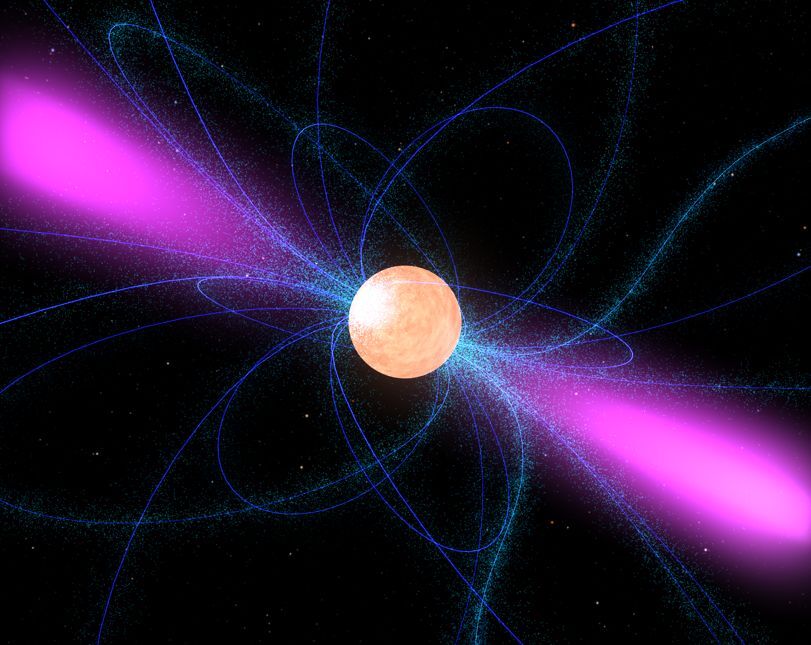 Artist's concept of a pulsar (Image: NASA)