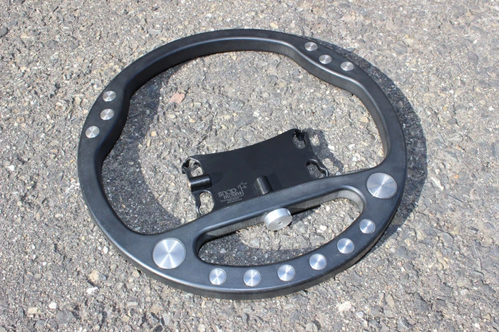 The SteadyWheel with its optional iPhone mount