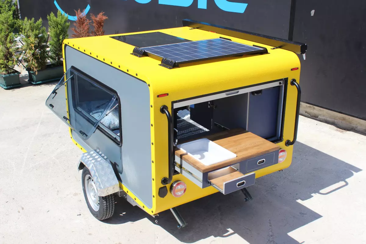 The two-sleeper Mohican is among the simpler small camping trailers out there