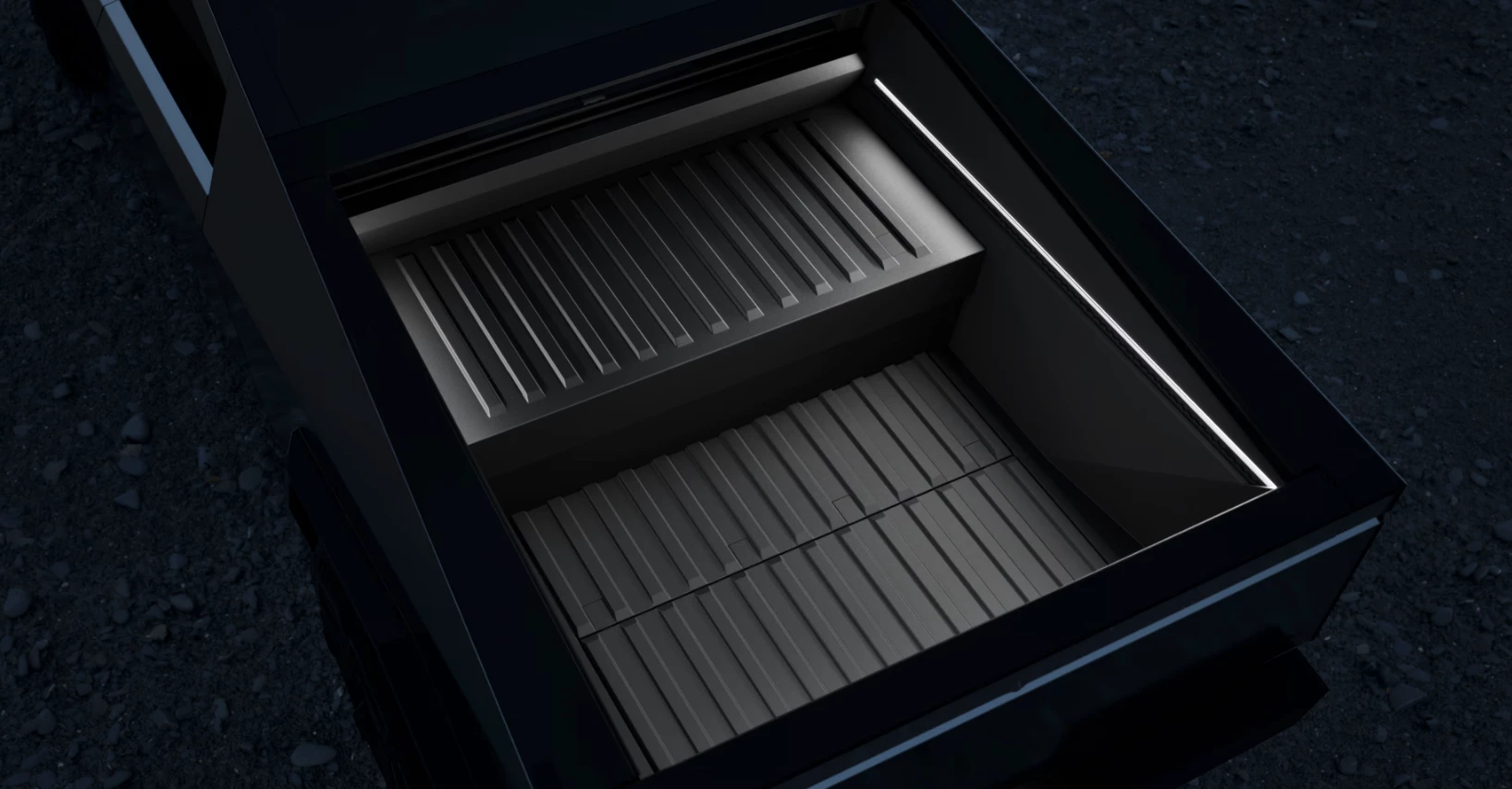 The range extender battery is meant to sit where a toolbox might and deliver up to an extra 130 miles of range