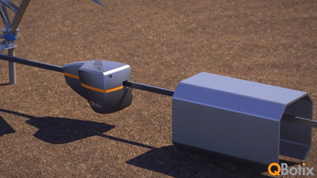 The Solbot returns to its home after completing its rounds