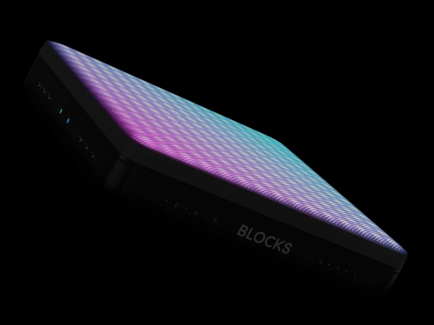 Beneath the urethane-coated surface of the Lightpad are 225 multicolor LEDs