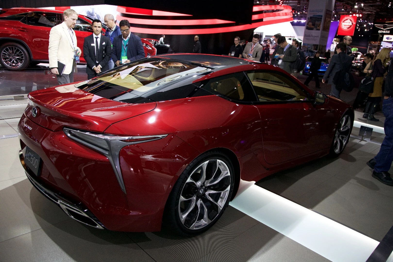 There's no doubt the LC500 is distinctive, but we're not sure it could be classed as pretty