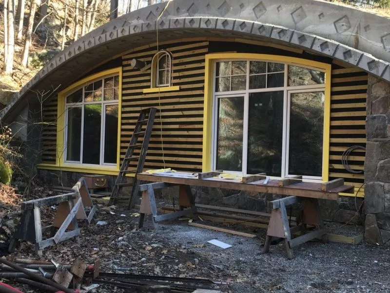 Hobbit Hollow is not an officially-certified Passive House but Costigan built it to that famously stringent green building standard