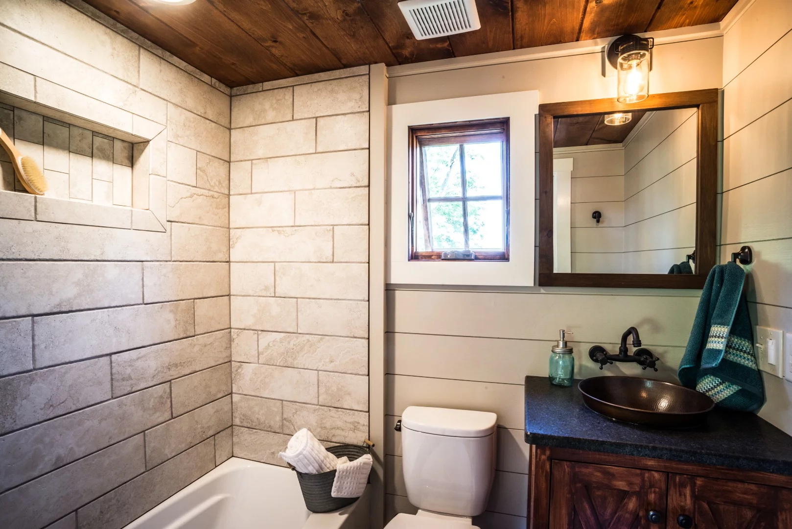 The Denali's bathroom