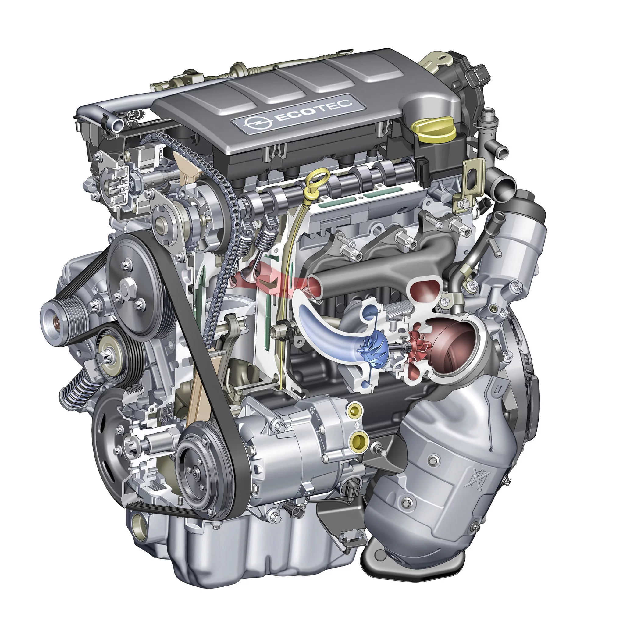The 1.4-liter ECOTEC engine allows a 0-100 km/h sprint of 8.5 seconds