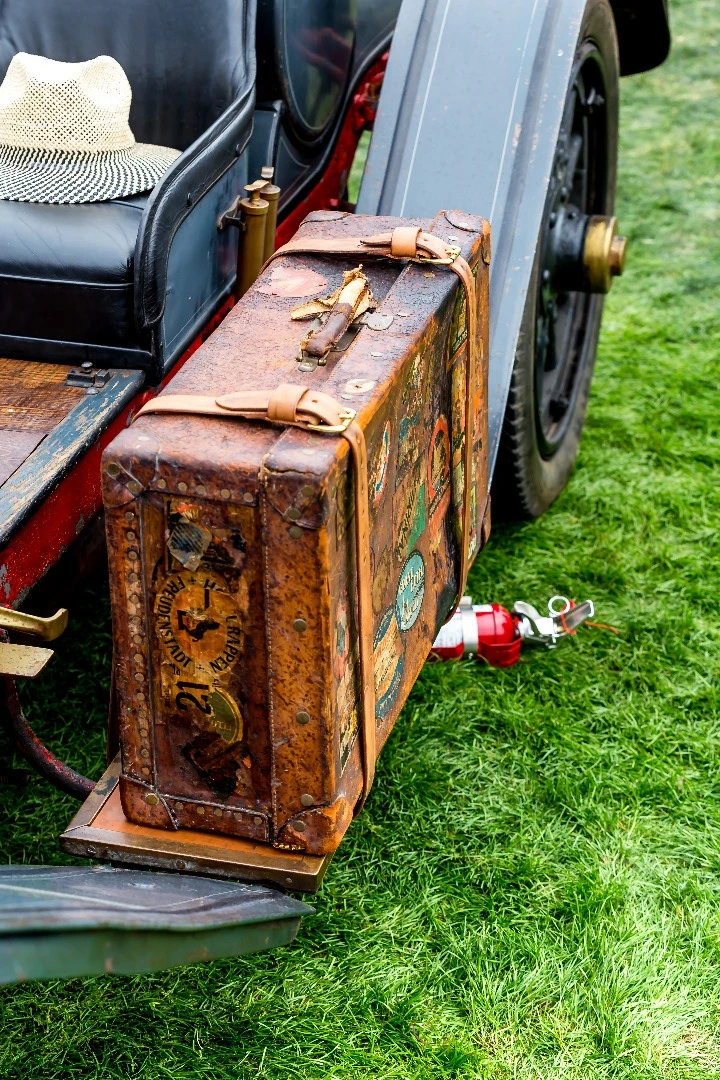 The Mercer even comes with a spot for your luggage