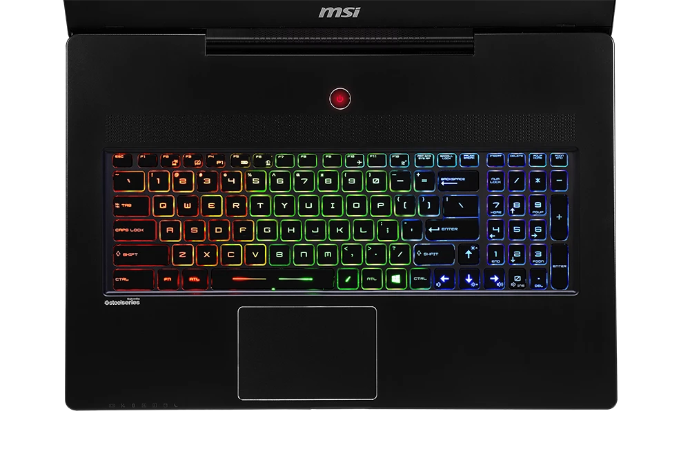 The MSI GS70 Stealth's SteelSeries Keyboard features detailed customization