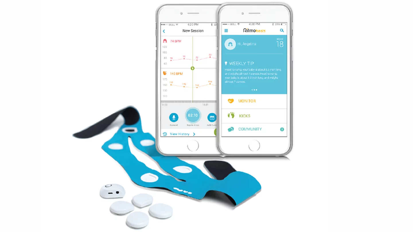 Users will be able to access the data on their smartphone or through the company's website, where they can record and share the baby's heartbeat with friends and family