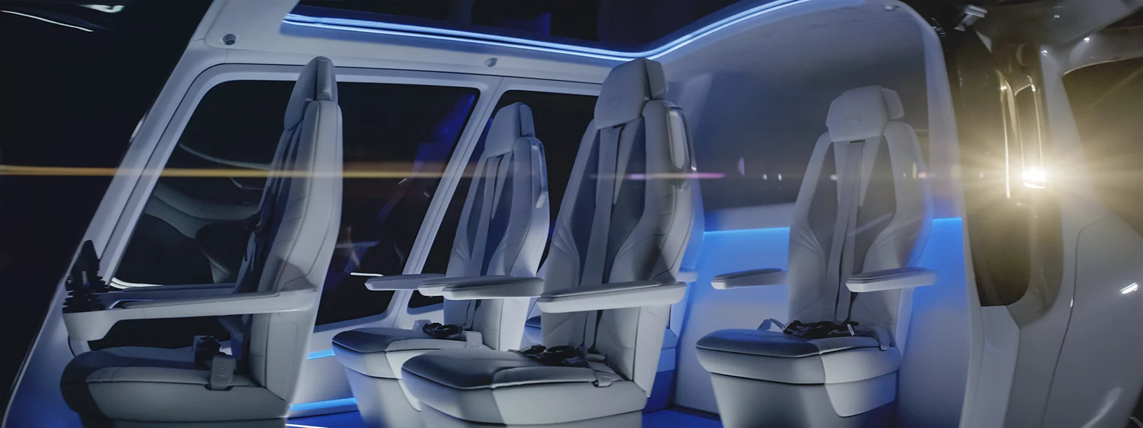 The Skai's 5-seat interior