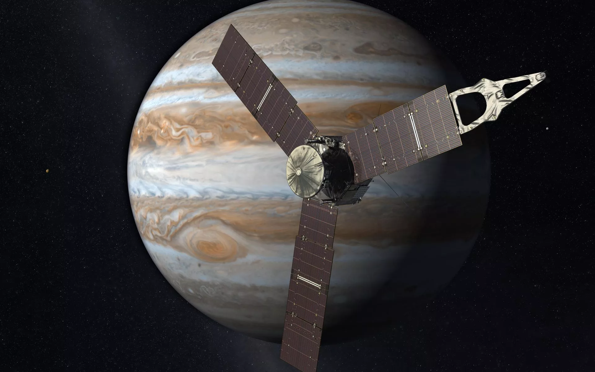 Juno will be crashed into Jupiter at the conclusion of its mission, due for July 2021