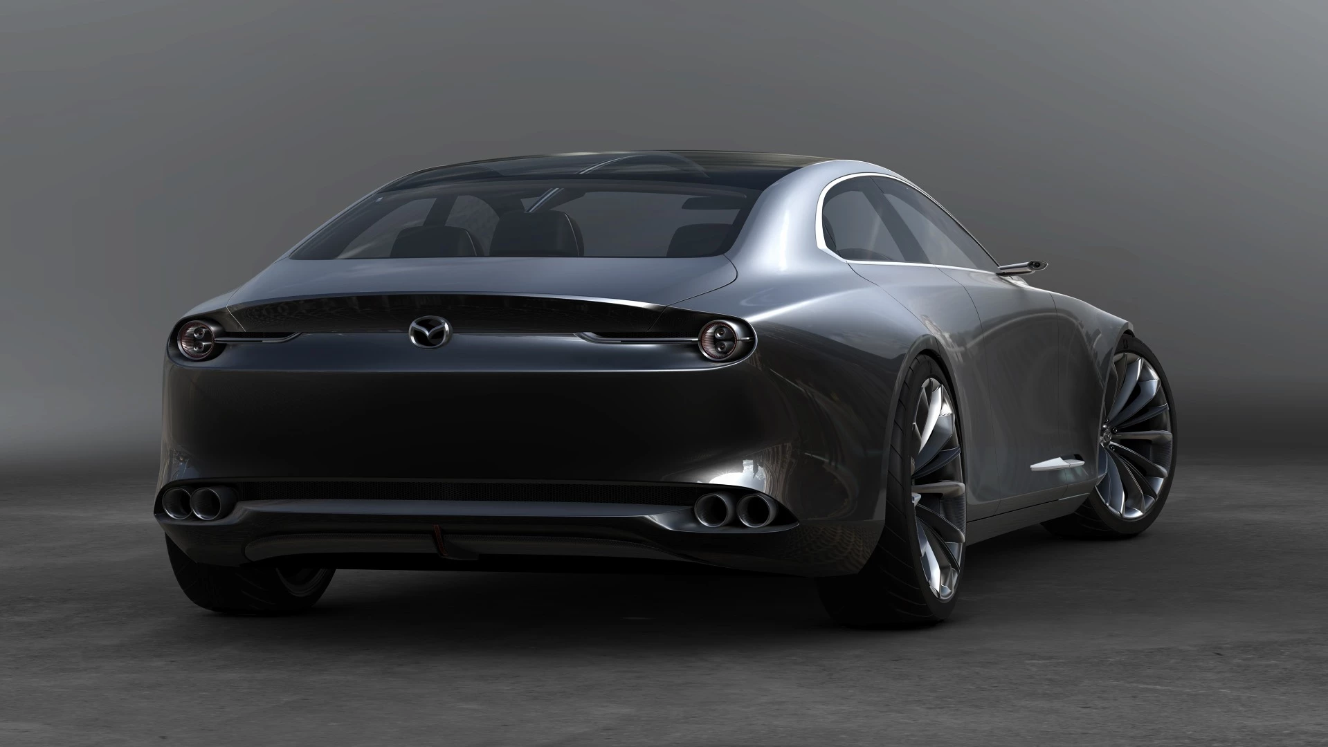 The winner of the The Most Beautiful Concept Car of 2017, the Mazda Concept Vision Coupe