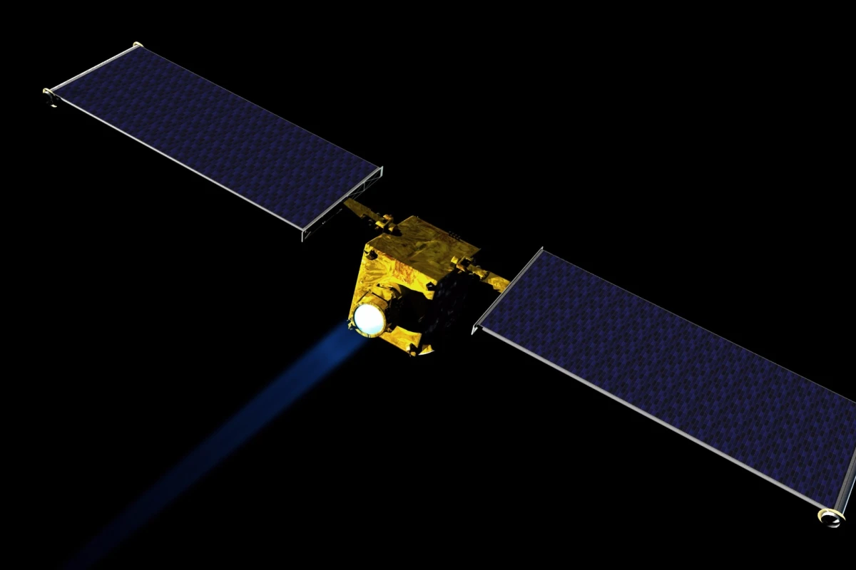 rtist concept of NASA’s Double Asteroid Redirection Test (DART) spacecraft