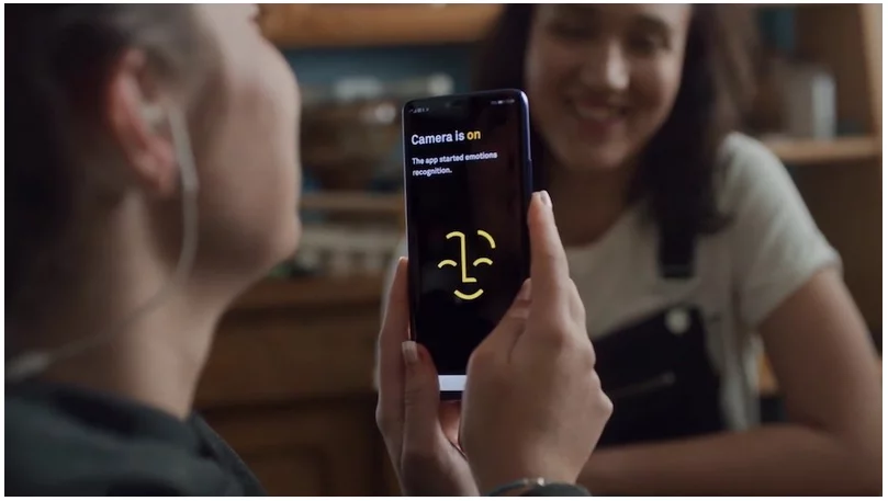 The Facing Emotions app detects and displays peoples' emotions, plus it alerts blind users to them using musical cues