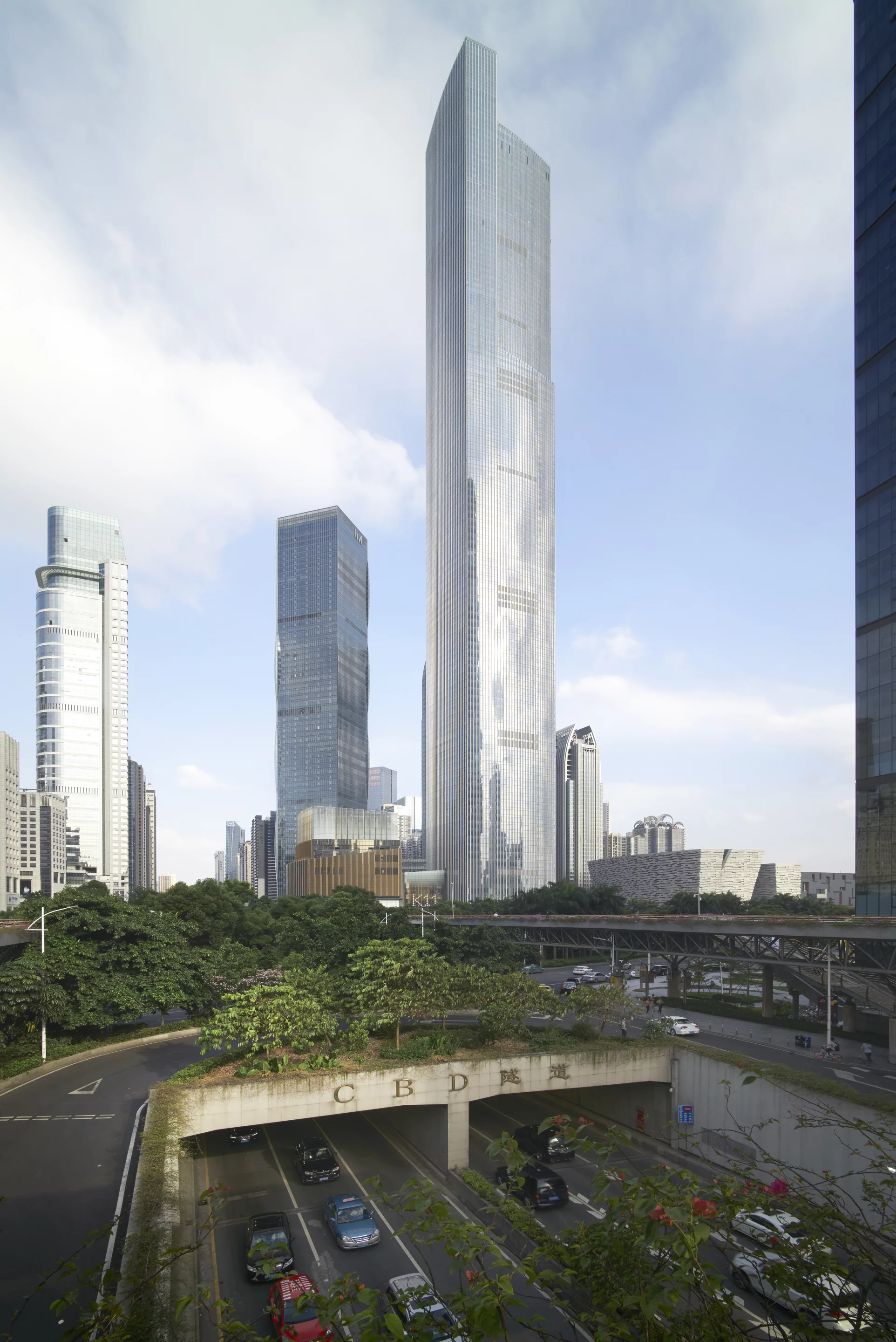 The Guangzhou CTF Finance Centre was designed by Kohn Pedersen Fox Associates