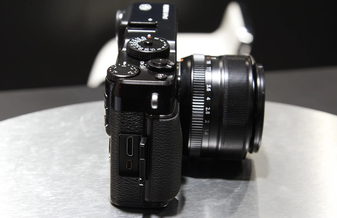 The X-Pro1 on display at CES 2012