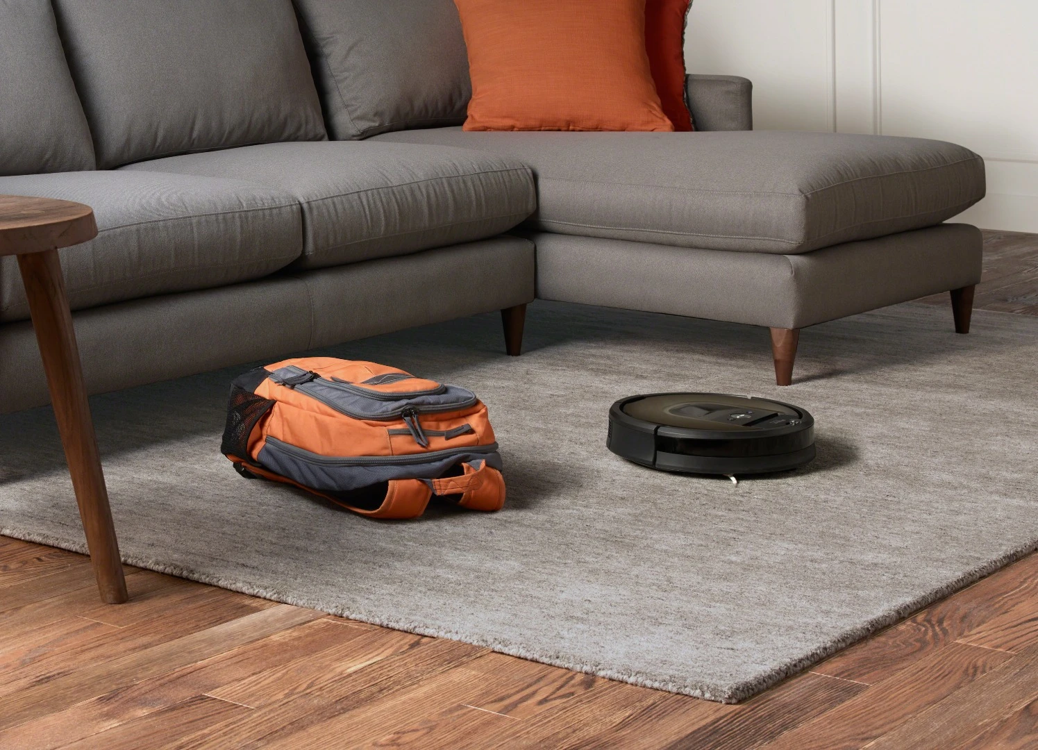 The Roomba 980 can detect obstacles and modify its path to account for them