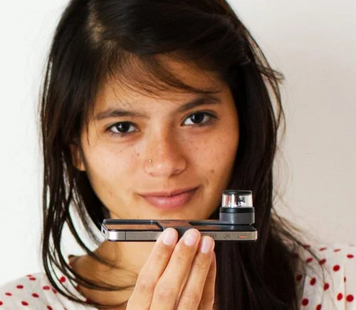 The Dot is a panoramic lens, that allows iPhone 4 users to shoot interactive 360-degree videos (Photo: Kogeto)
