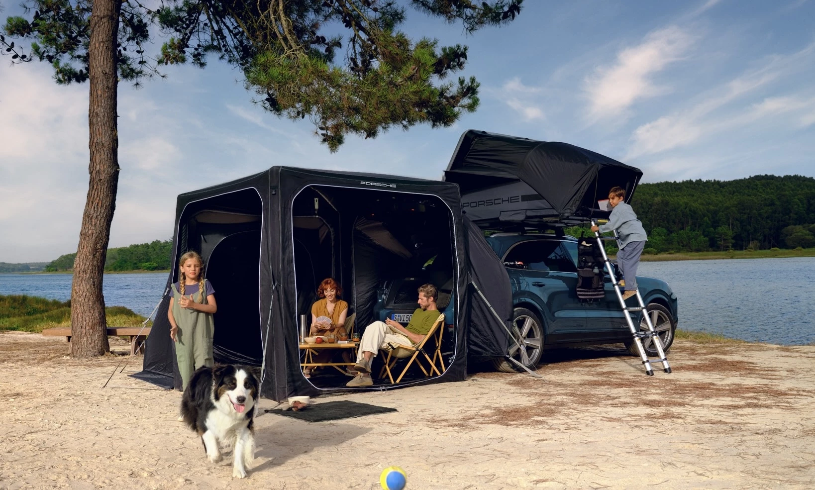 The new Porsche Pavilion adds a sunroom to your SUV ... but packs a lot of premium to pay for a Porsche logo or two