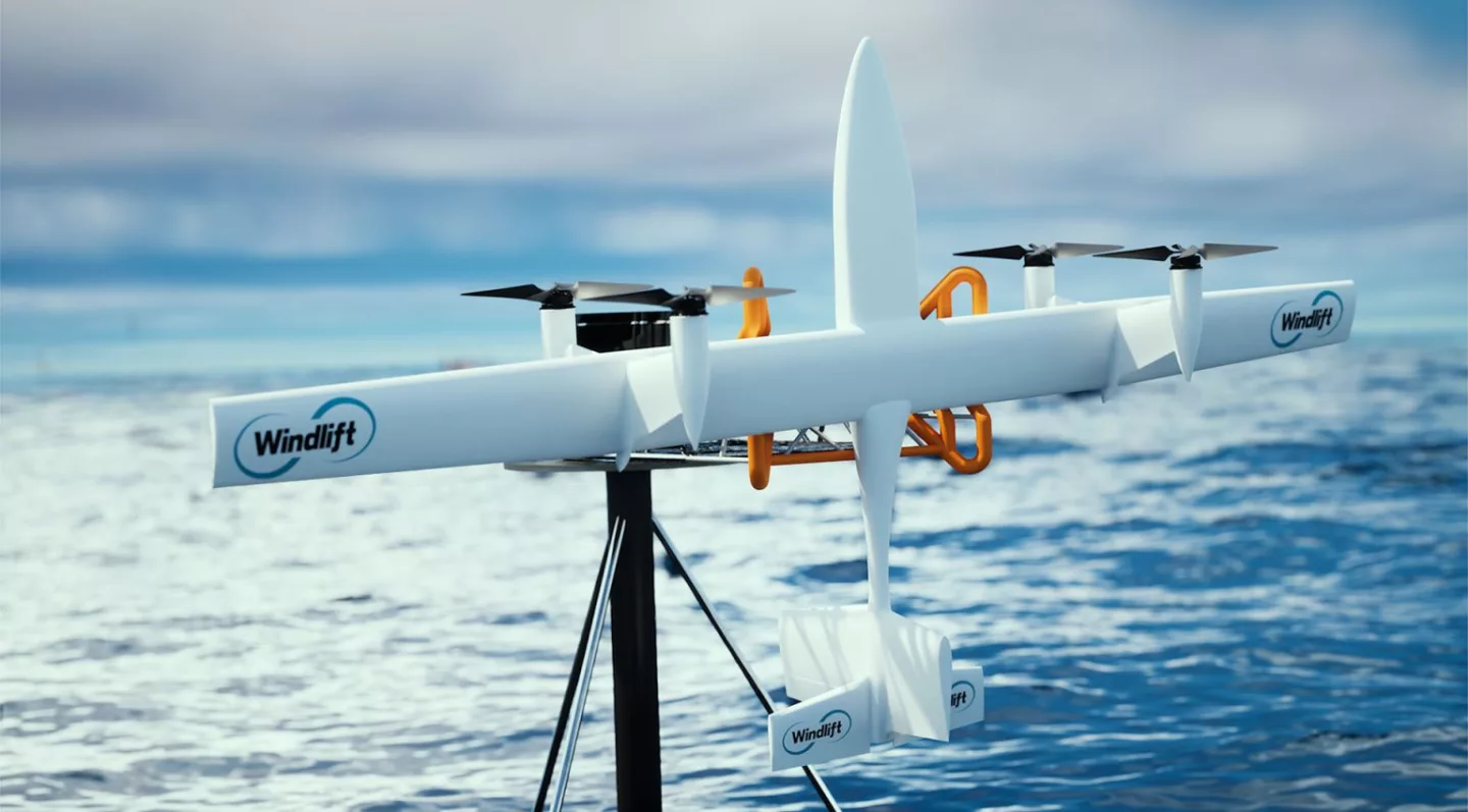 Windlift says its tech can be deployed over land or water