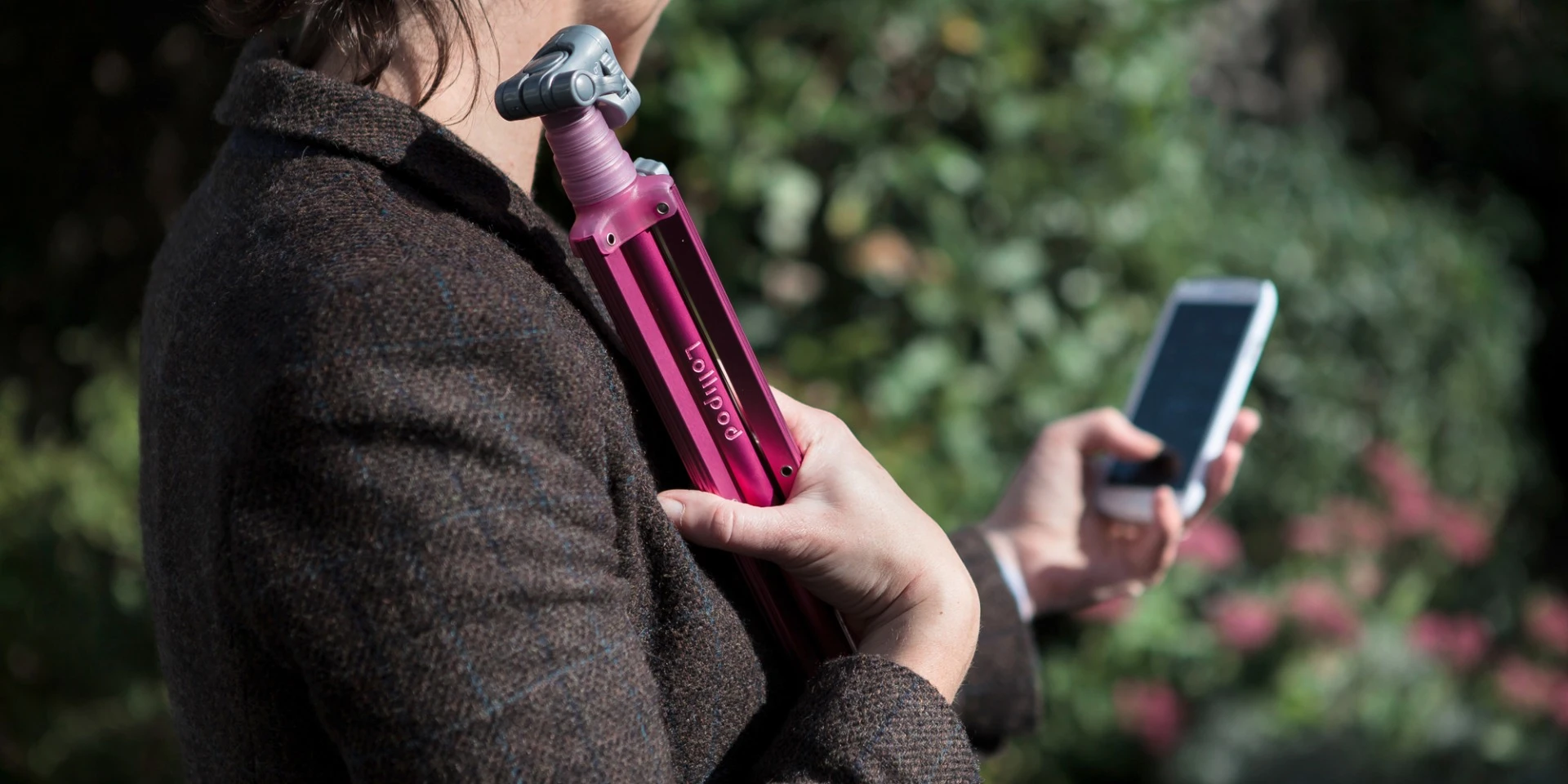 The Lollipod tripod costs $60, and the Faith Luvipod is $33