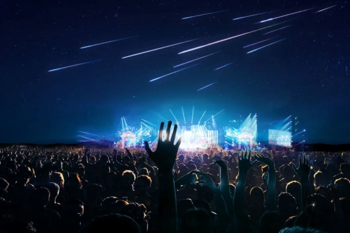 Sky Canvas creates made to order meteor showers