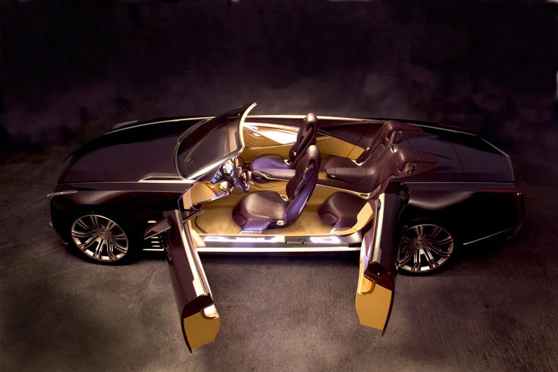 The Cadillac Ciel luxury open tourer concept car interior