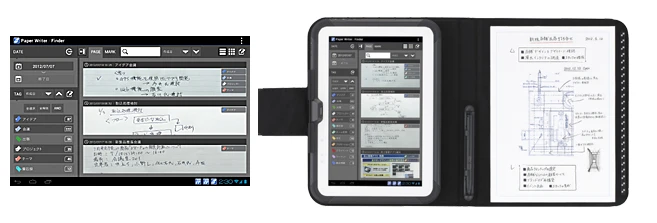 The Casio Paper Writer tablets transform handwritten notes into digital images