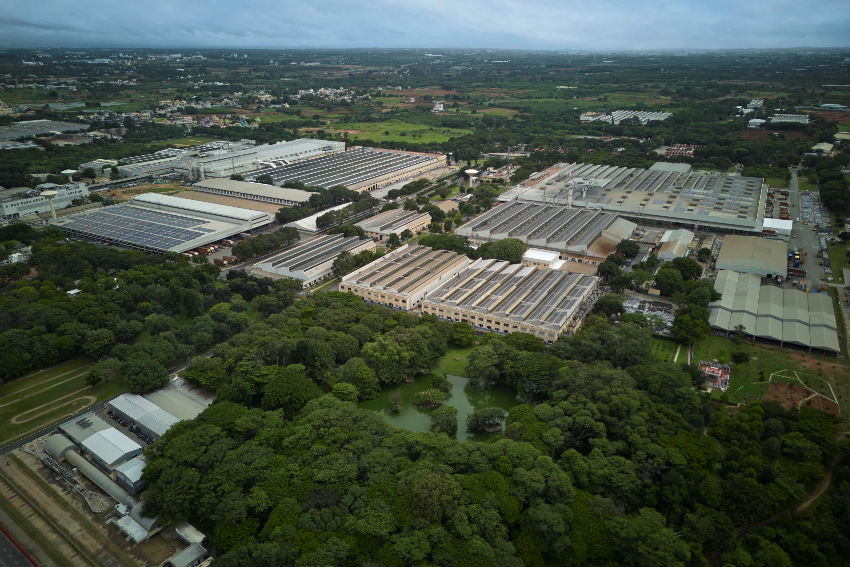 There's a full-fledged 50-acre biodiversity park inside the facility, which is home to 120+ bird species, 20 types of snake, 15 lizard species, and more than 10 different kinds of amphibian